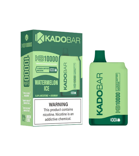 What flavor is the Watermelon ice Kado bar vape?